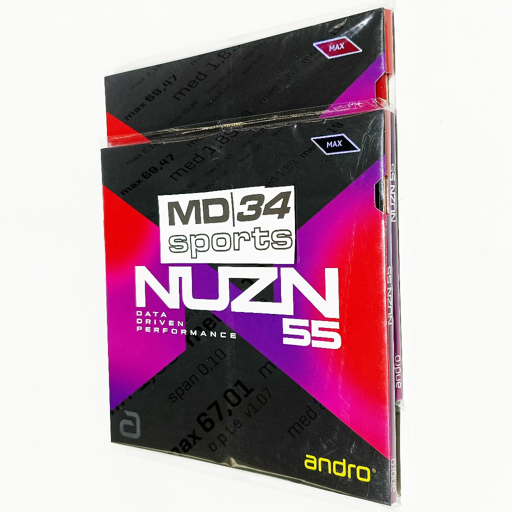 KARET ANDRO NUZN 55 - karet / rubber / bet pingpong murah