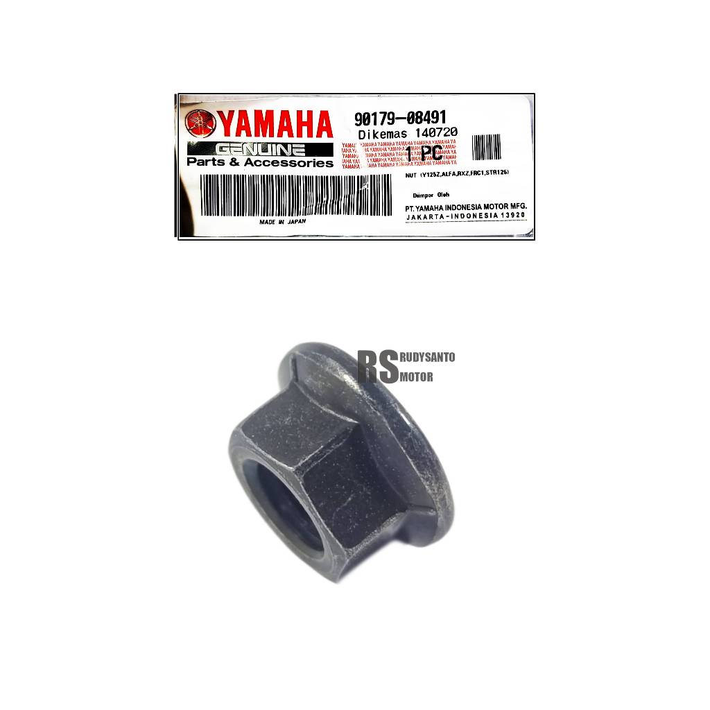 Mur Baut Leher Knalpot Yamaha RX King FIZR F1ZR Original Yamaha 90179-08491