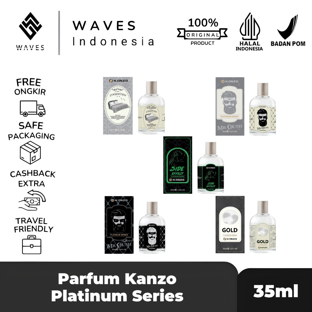 Waves - BPOM PARFUM MR CRUSH BLACK 35ML PREMIUM / PARFUM MR CRUSH STAYCATION 35ML BEST SELLER / PARF