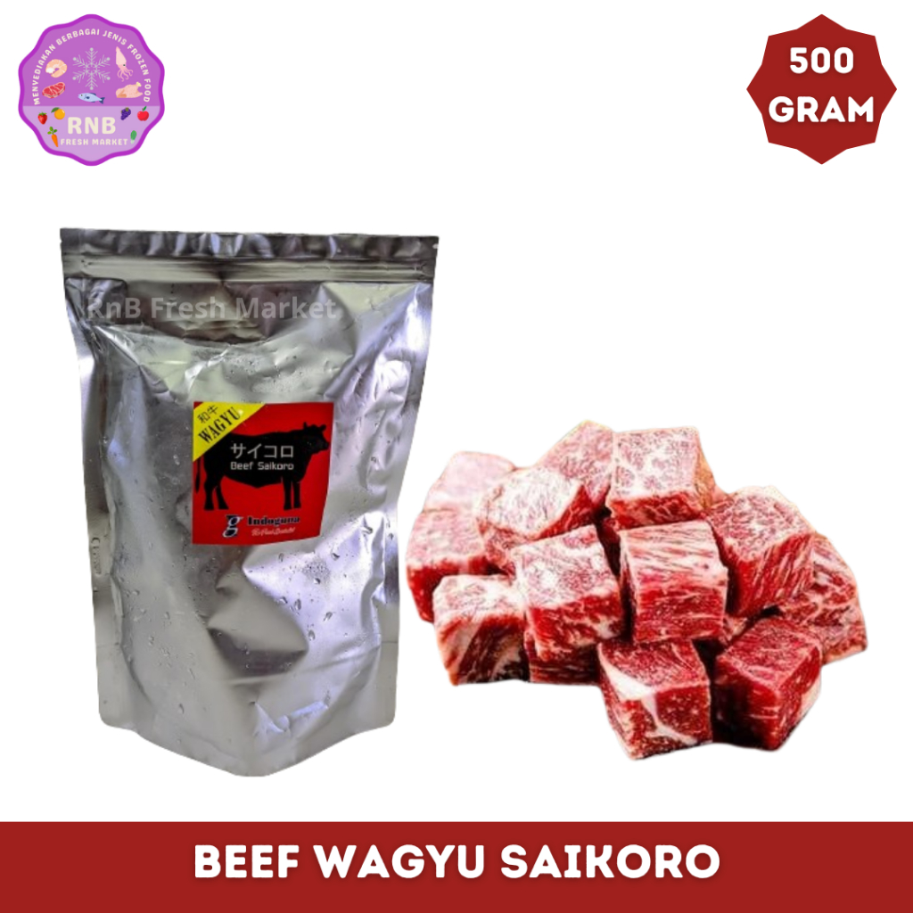 

Beef Saikoro Wagyu Netto 500 Gram