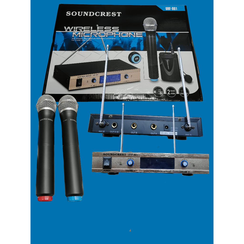 MIC WIRELES SOUNDCREST UHF-801/MIK WERLES