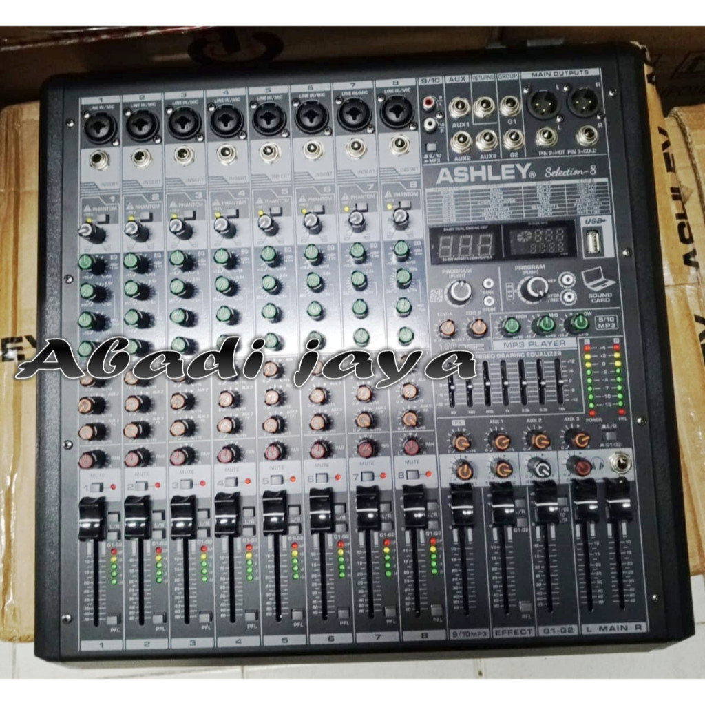 mixer ashley selection 8 ORYGINAL 8 channel ashley selection8