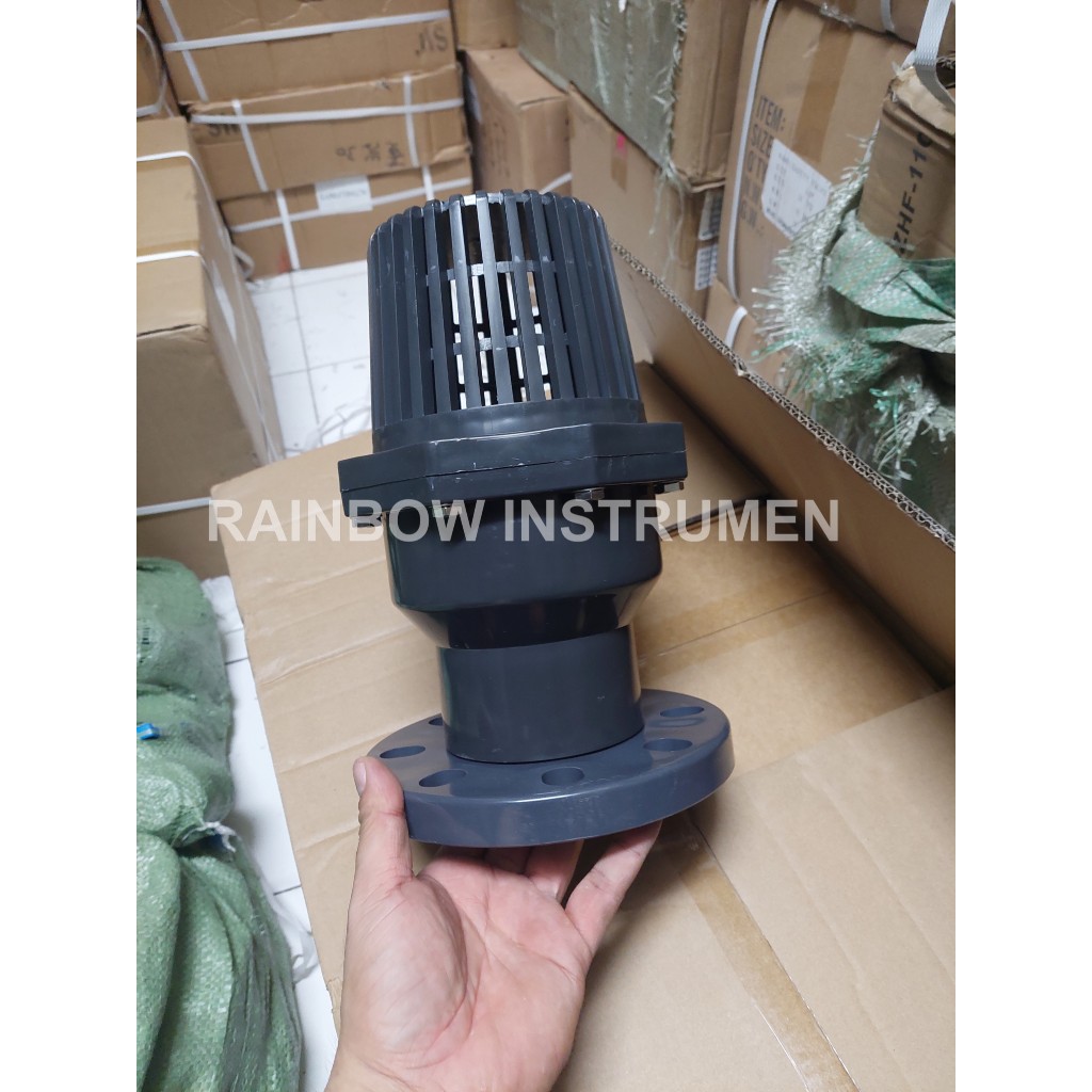 Foot Valve Pvc ukuran 3" inch model flange / Foot Valve pvc 3" inch flange