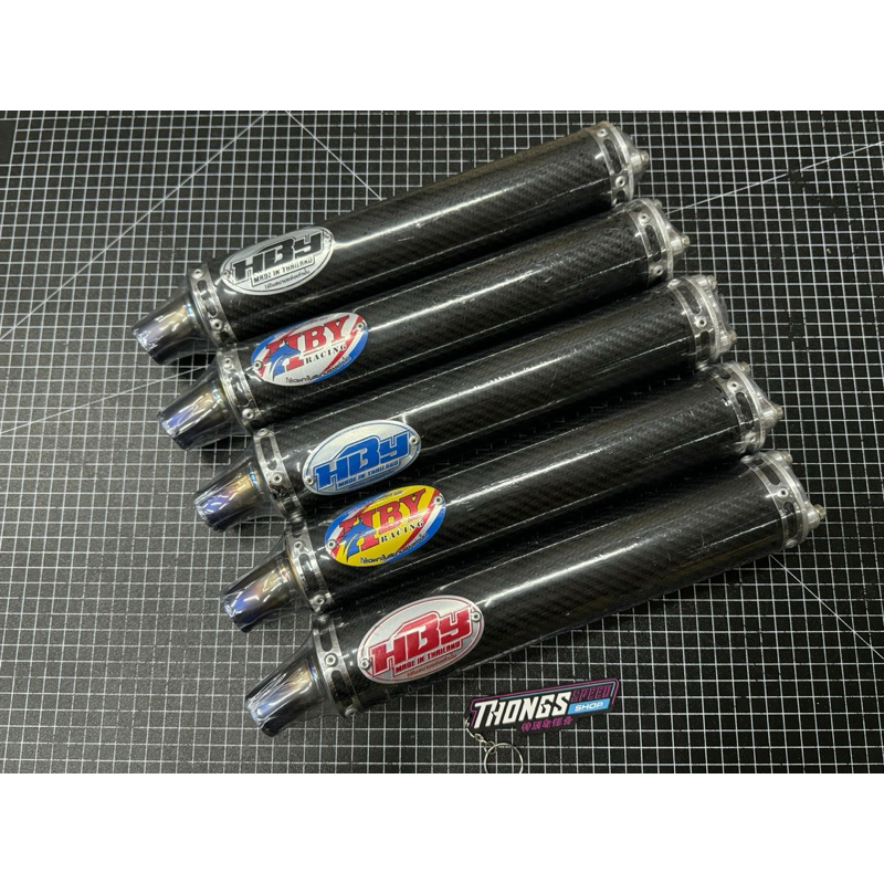 Silencer HBY 2tak Moncong Titanium Original HBY Thailand