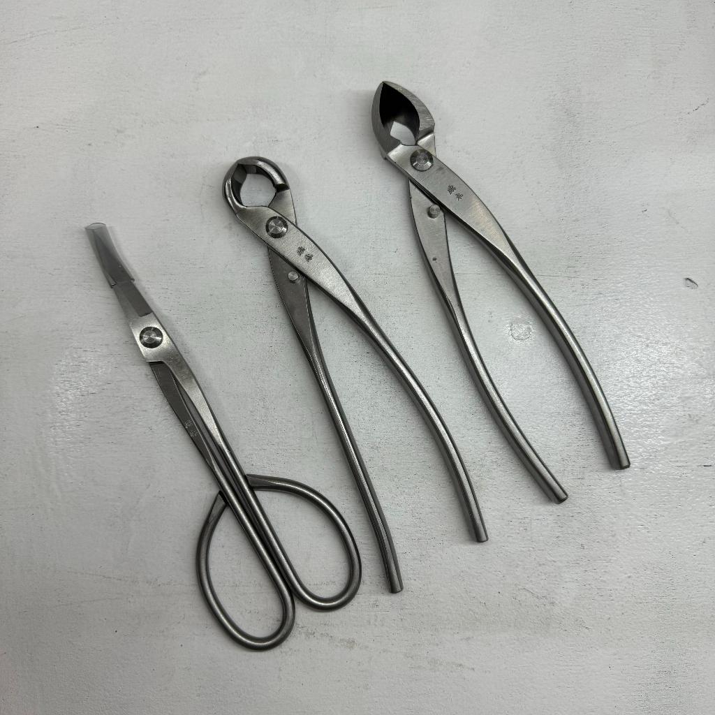 Gunting Bonsai Stainless Steel | Stainless Steel Bonsai Tools 21Cm - Dunia Pot Surabaya