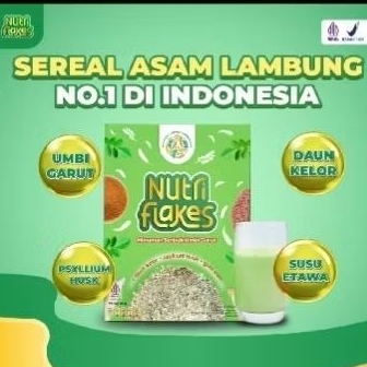 

NUTRIFLAKES SEREAL UMBI GARUT UNTUK ASAM LAMBUNG , GERD MAAG 100% Ori