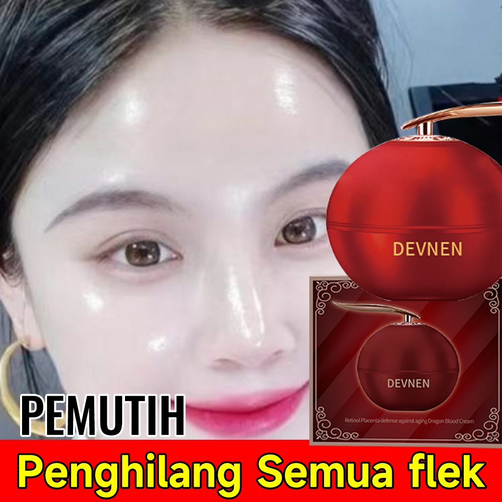 Cream Retinol Royal Dragon Blood Pencerah Pemutih Dan Pelembab Muka 50g / cream apel ori/krim krista
