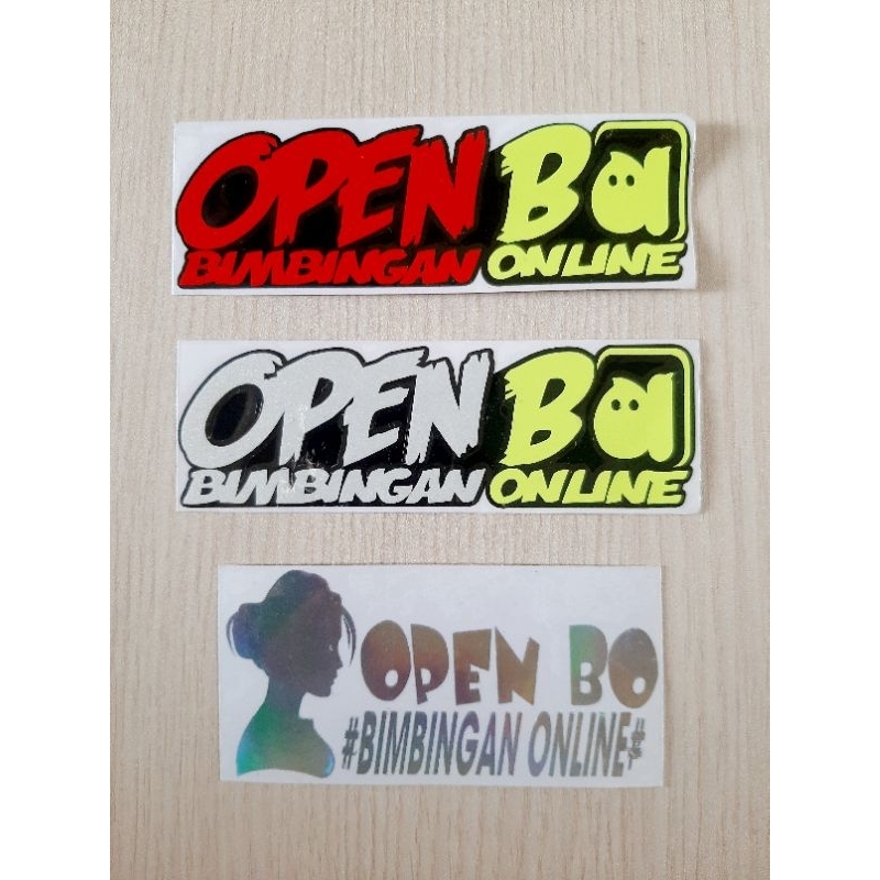 

STIKER CUTTING TUMPUK OPEN BO