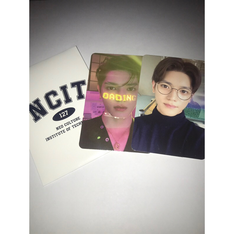 photocard NCT jisung, taeyong, yuta