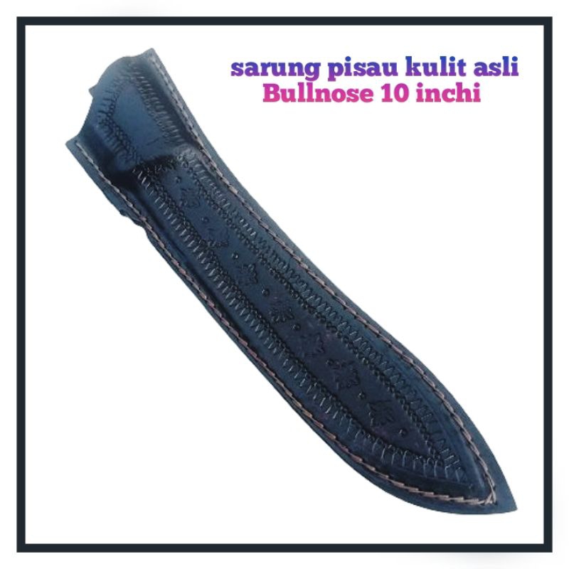 sarung pisau kulit asli impor butcher bullnose tramontina 10 inchi grosir