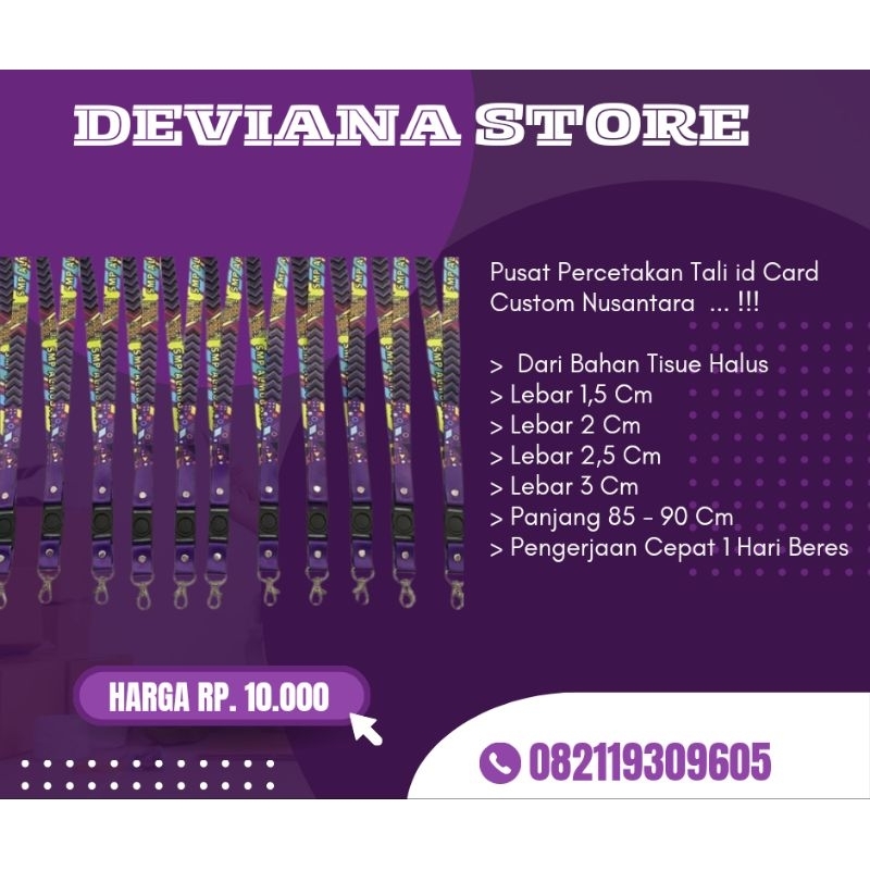 

Pusat Tali id Card Custom Nusantara