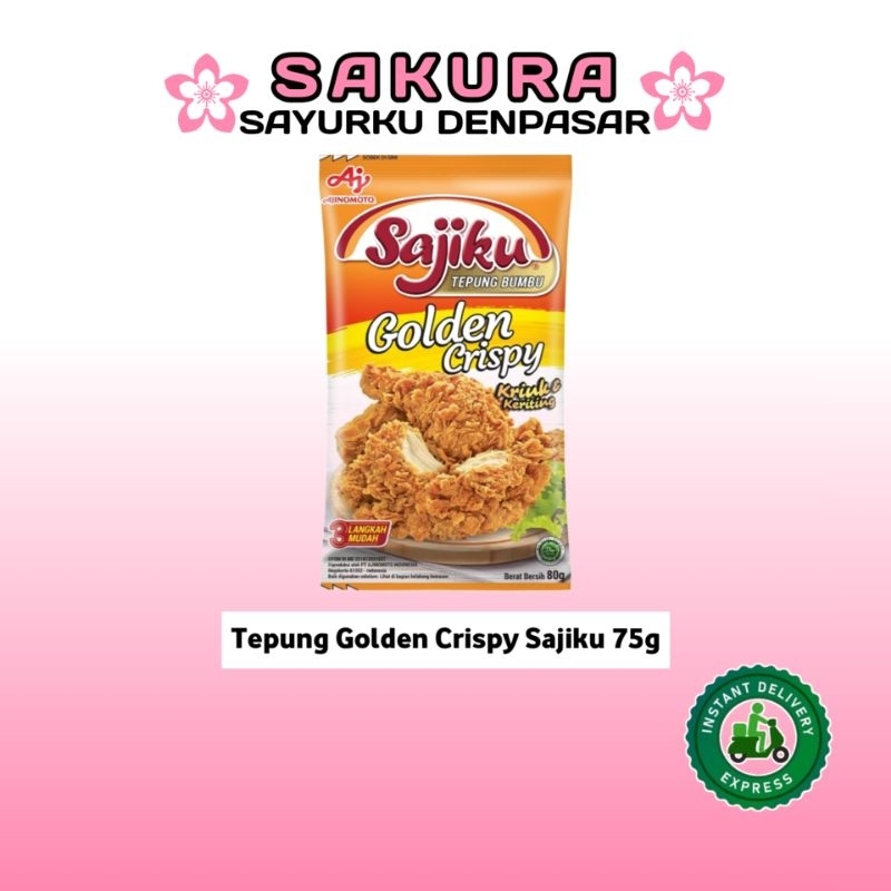 

Tepung Bumbu Golden Crispy Sajiku 75g - SAKURA