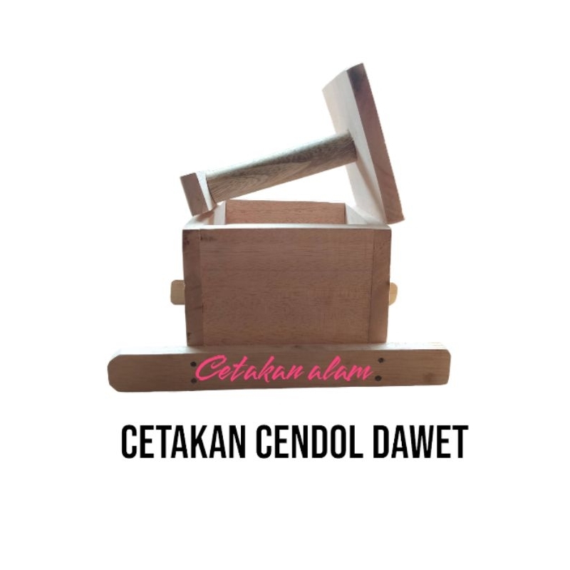 cetakan cendol dawet ayu bahan kayu