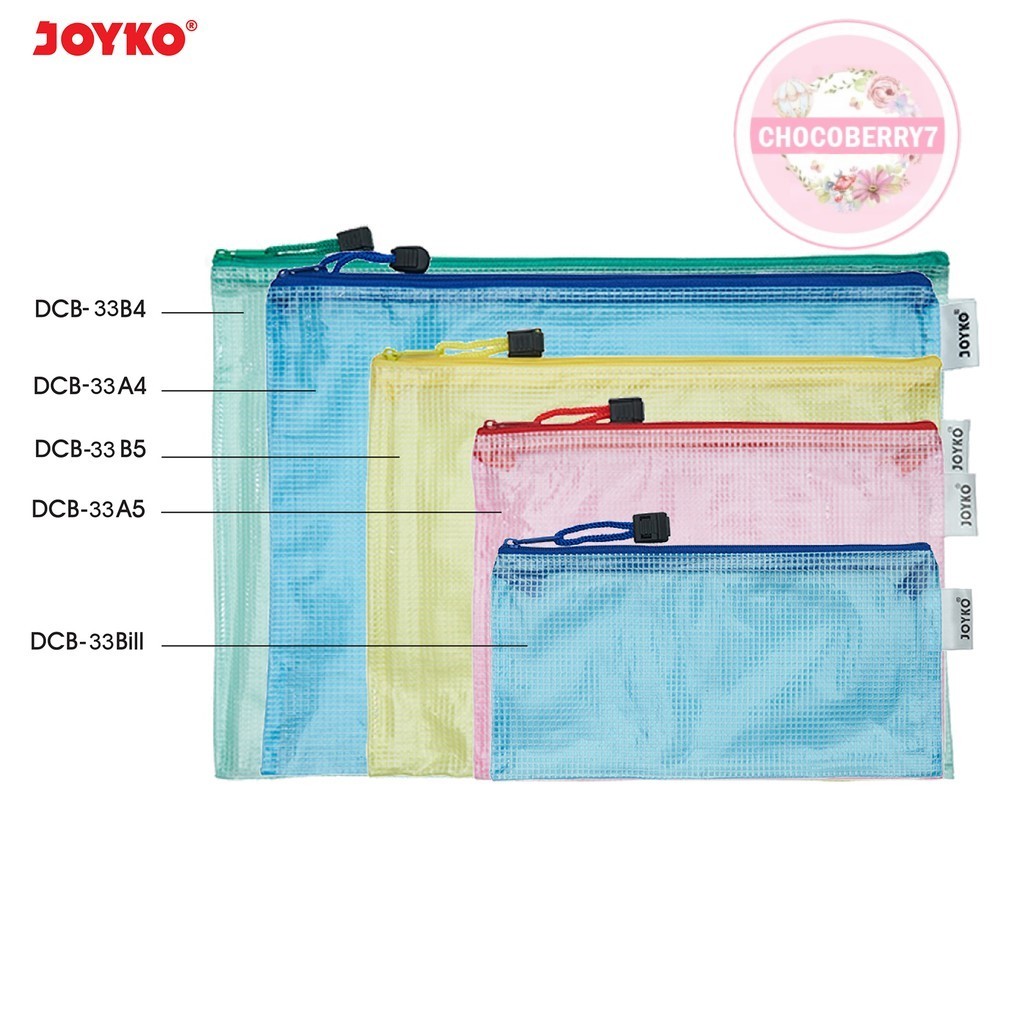 

Document Bag Tas Dokumen Joyko DCB-33 Organizart Tas Jaring Joyko DCB-33 Bill , A5 , B5 , A4 , B4