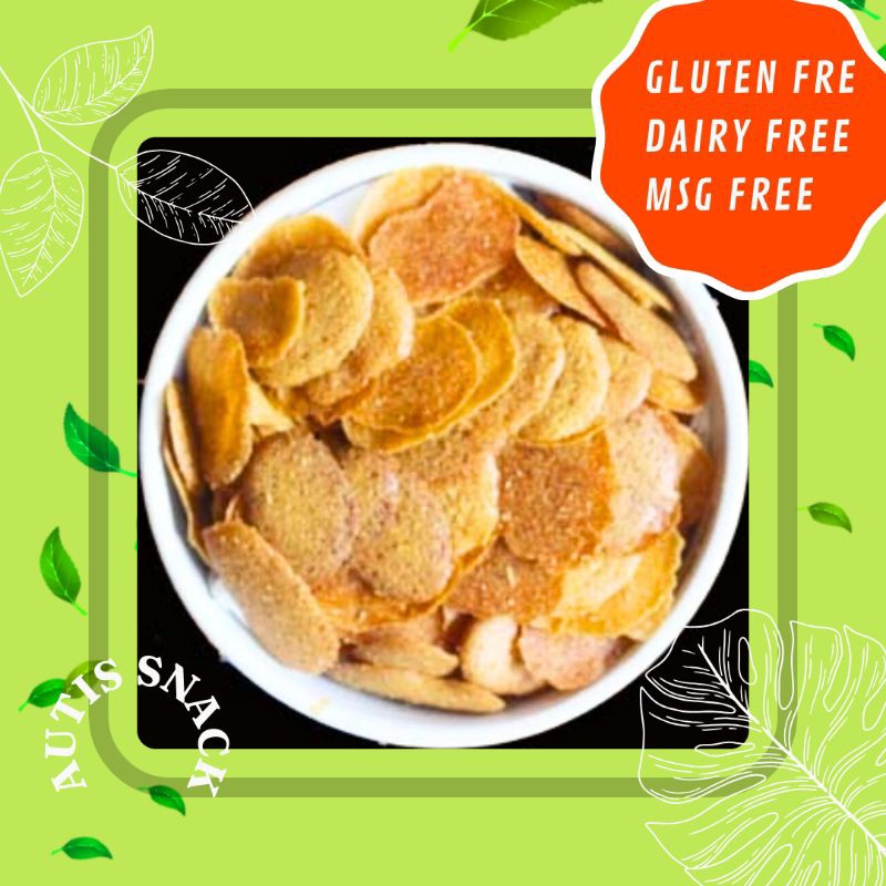 

LIDAH KUCING SAGU NON TELUR, AUTIS FOODS, untuk AUTIS/GLUTEN FREE/DAIRY FREE/MSG FREE/SNACK AUTISME