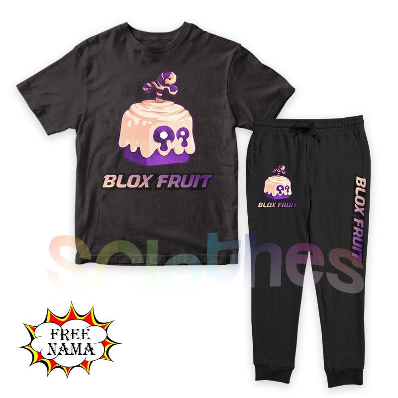 Baju Kaos Setelan Anak BLOX FRUITS DOUGH ROBLOX