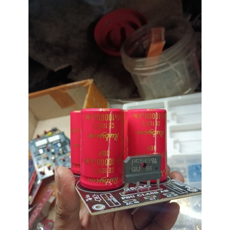 kit psu 4 elco rubycon 50v 10rb uf odr  free skun