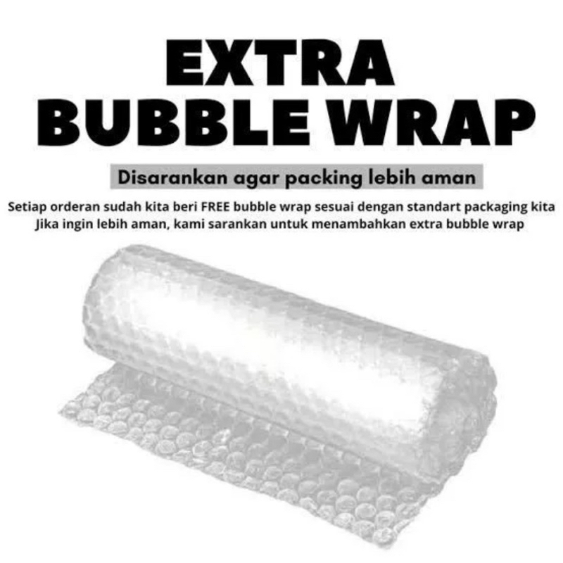 

Extra Bubble Wrap untuk Packing Tambahan Super Aman