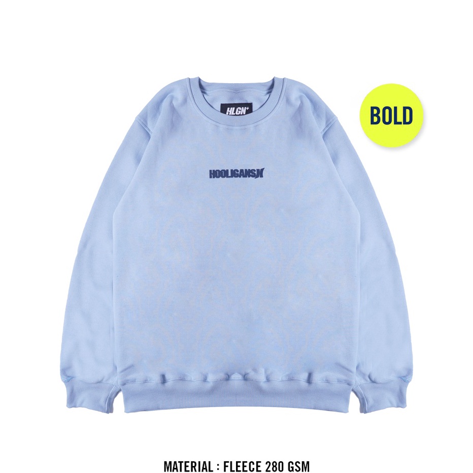 Flash Sale HOOLANS Crewneck Bold Speziale Dusty Blue