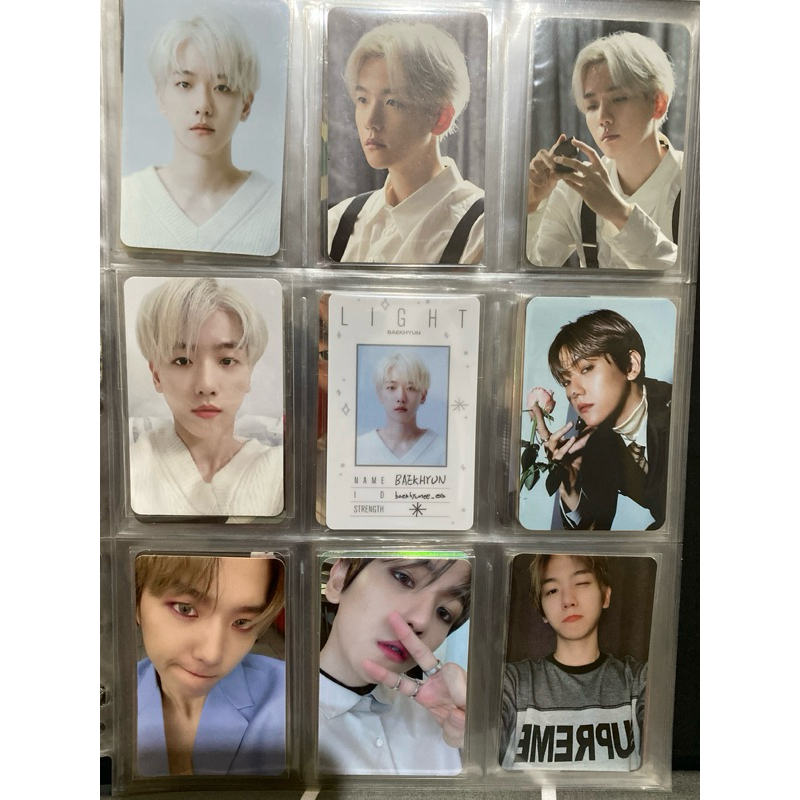 Photocard Baekhyun AR Light, DMMT