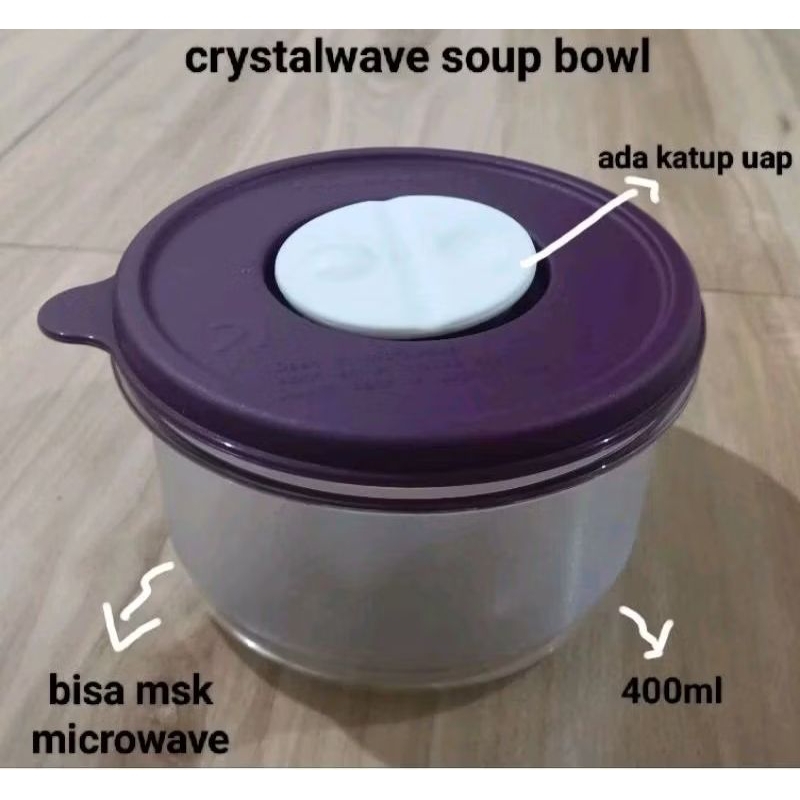 crystalwave soup bowl tupperware