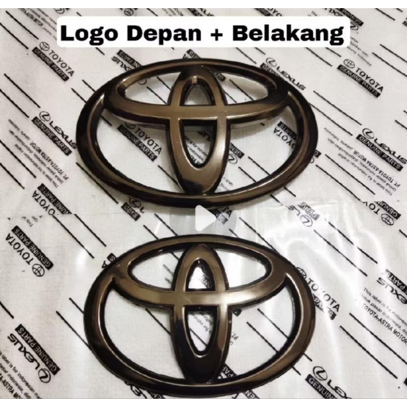 EMBLEM LOGO GRILE LAMBANG LOGO DEPAN Calya Pengganti Garuda  DAN BELAKANG TOYOTA CALYA AVANZA GRAND 