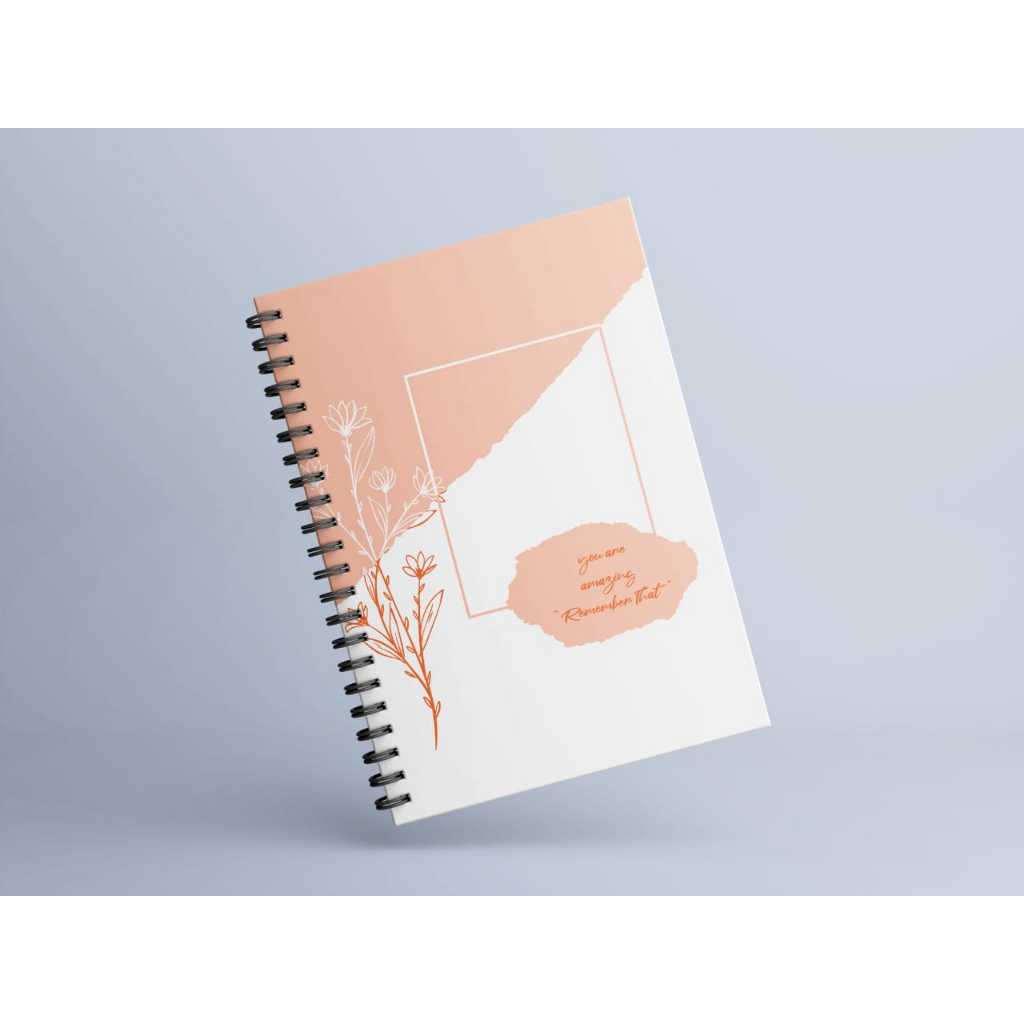 

[Whispers] Terbaru Buku Tulis Notebook A6 Buku Catatan Aesthetic Notebook Spiral isi Garis dan Polos