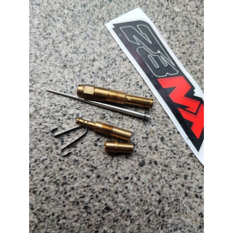jarum skep pilot jet main jet nozzle pwl serpico 28 ninja 28 hole 10 import baru.