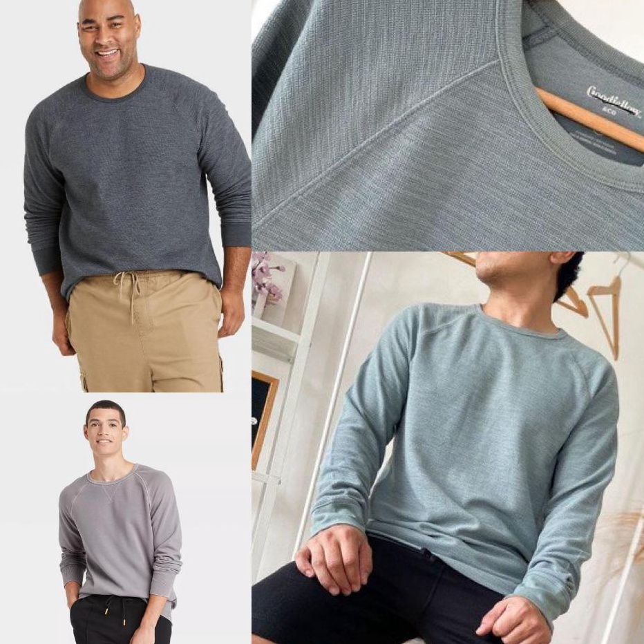 FG2 GF MEN SWEATSHIRT  CREWNECK ATASAN PRIA BRANDED GOODFELLO