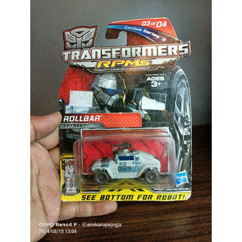 diecast mobil transformers RPMS rollbar hasbro