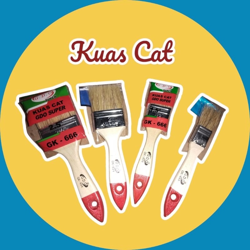 

Kuas Cat/ukuran 1"/2"/3"/4