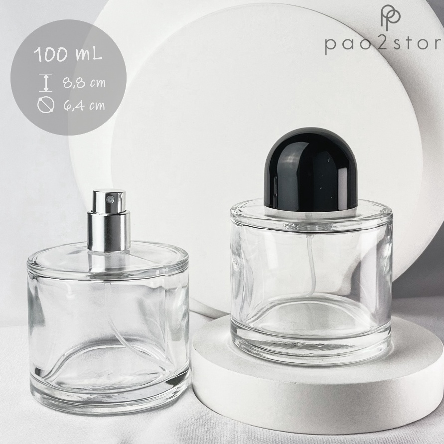 Grosir Botol Spray 1ml Kaca Bulat Tebal  Refill Parfum Isi Ulang Unik  Drat  Ulir  BYR