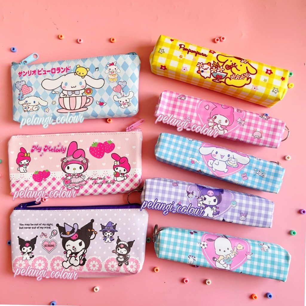 

Tempat pensil karakter melody / tempat pensil kuromi cinnamoroll