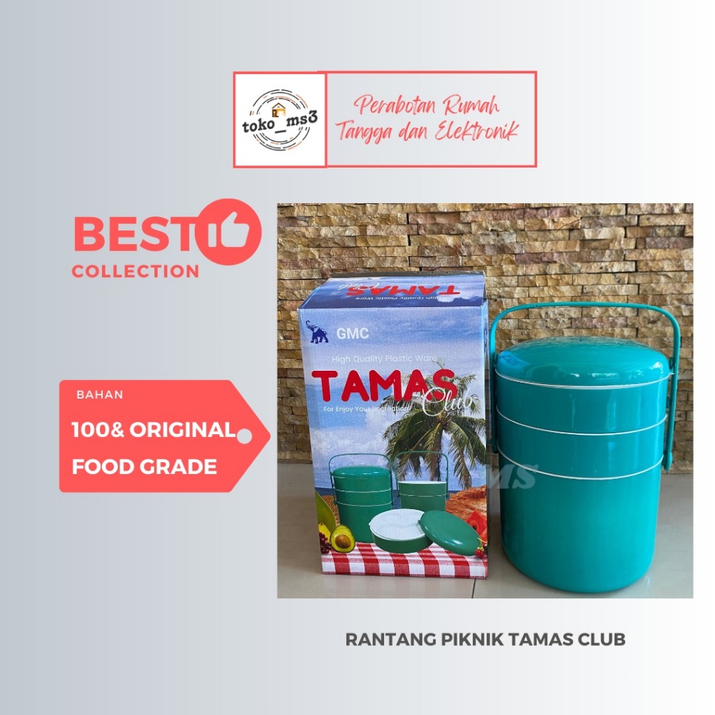 Rantang Piknik 3 Susun/Ratang Tamas Club