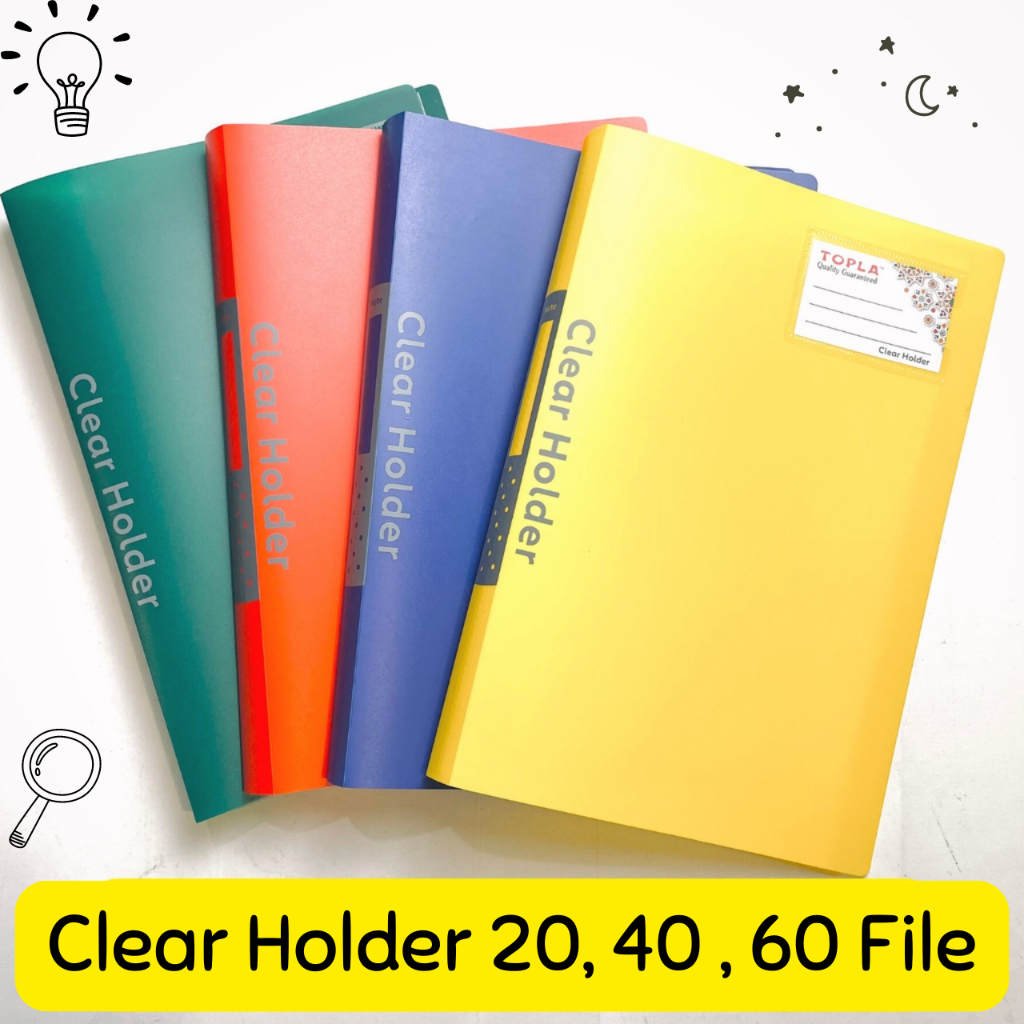 

Clear Holder Folio / COD / Folio / Dokumen Keeper F4 Folio / 20 40 60 Lembar