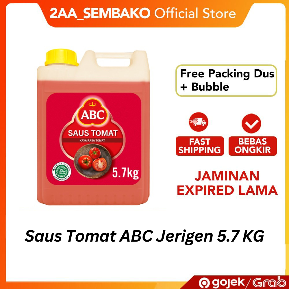 

Saus Tomat ABC Jerigen 5.7 KG