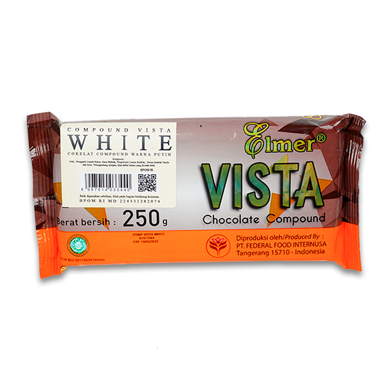 

Elmer White 250 gram Vista Coklat Putih Compound 250gr