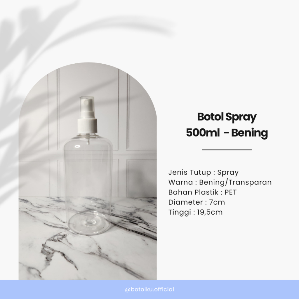 Botol Plastik Spray 500ml