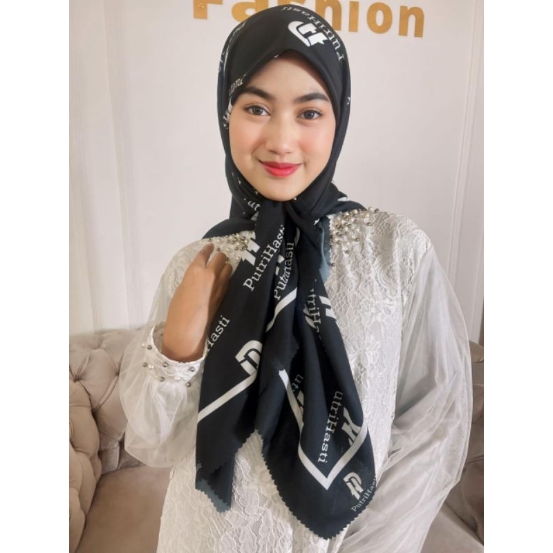 hasti hijab segi empat voal premium sublim printing