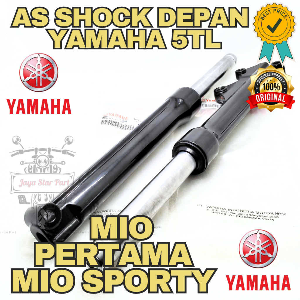 ORI AS SHOCK DEPAN SPORTY 5TL + TABUNG MIO SHOCK DEPAN SET TABUNG MIO PERTAMA ,MIO SPORTY KUALITAS A
