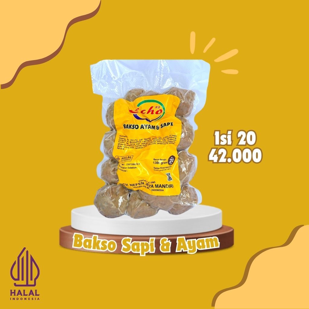 

baso ukuran sedang isi 20