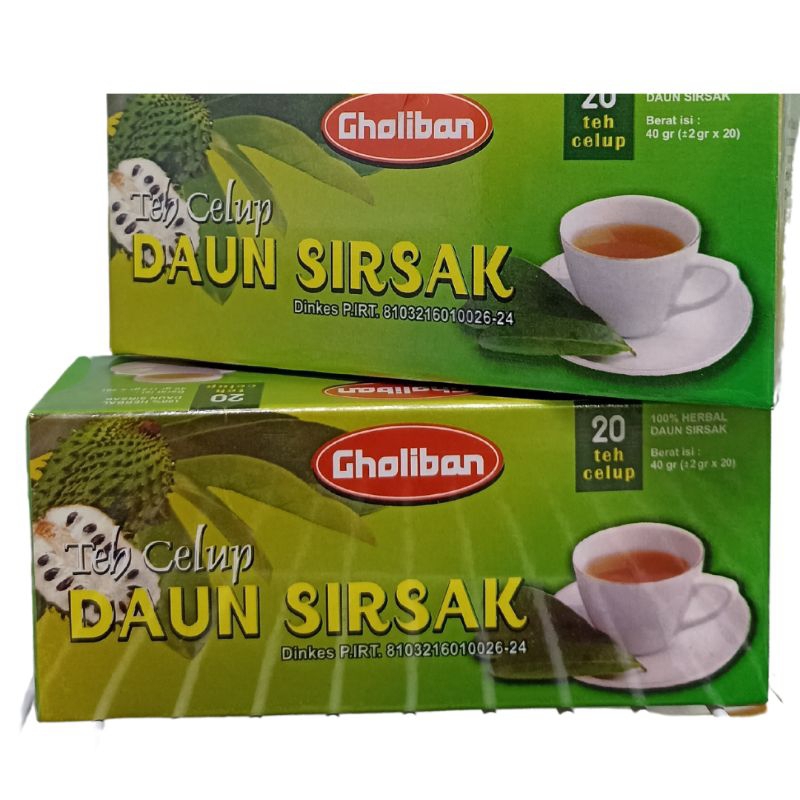 

Teh Celup Daun Sirsak 20 kantong | Atasi Kanker Tumor