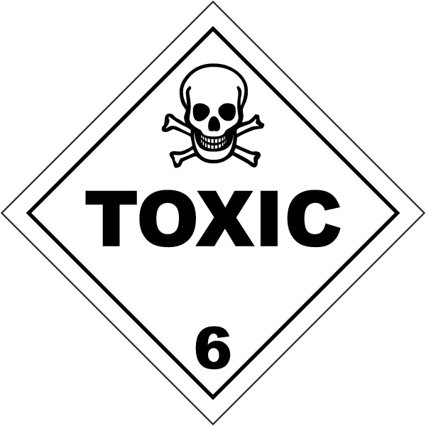 

Cetak Stiker Waterproof Dangerous Goods (Class 6)