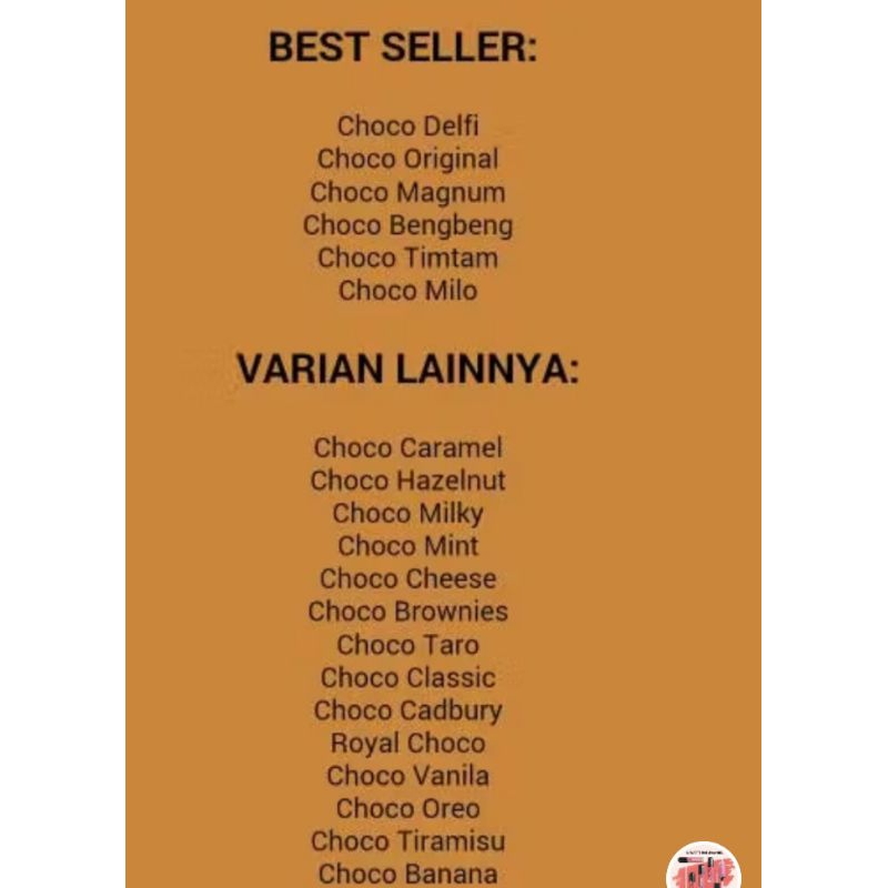 

Sekar_Shop07 Bubuk Minuman Coklat, Bubble, Kopi 500 Gr