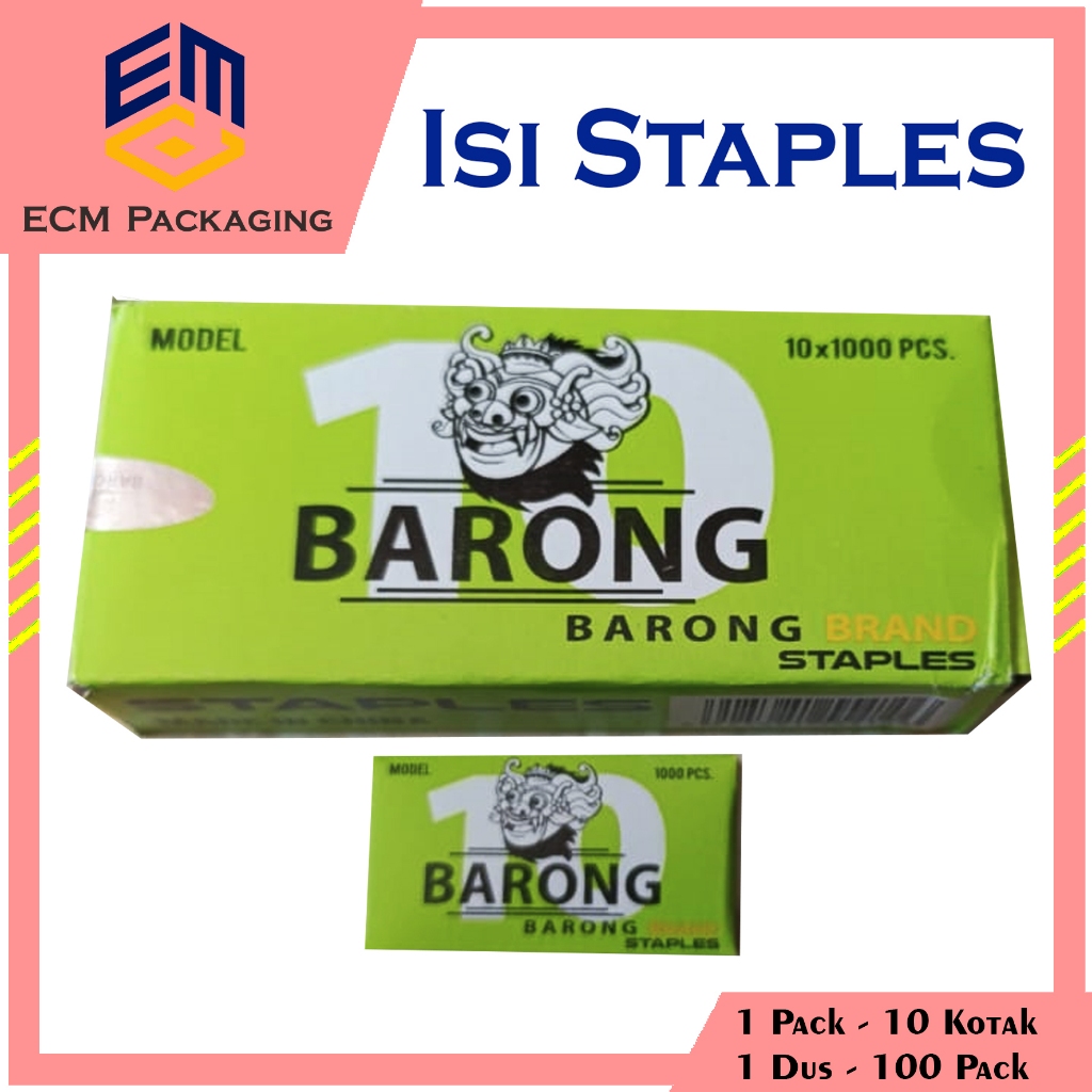 

ISI / REFILL STAPLES KECIL (10 KOTAK)