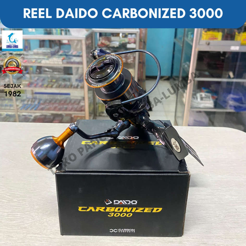 REEL DAIDO CARBONIZED 3000 / REEL PANCING DAIDO / REEL PANCING KUAT