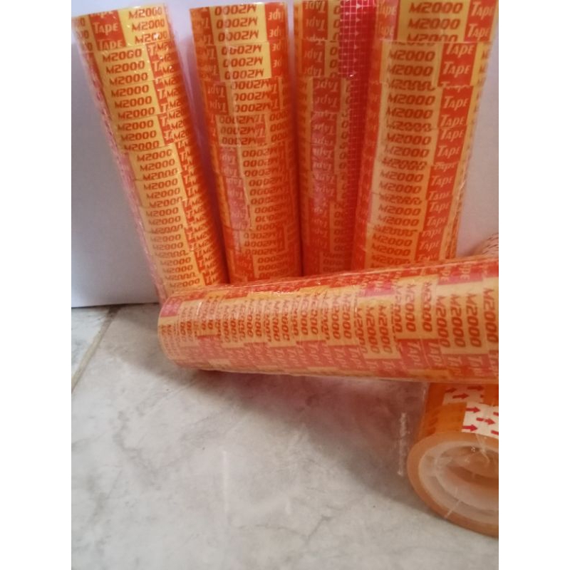 

Isolasi Kado / Lakban Bening M2000 1 Slop Panjang 10 yard