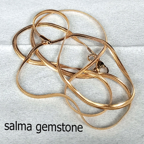 kalung titanium asli panjang 60 cm