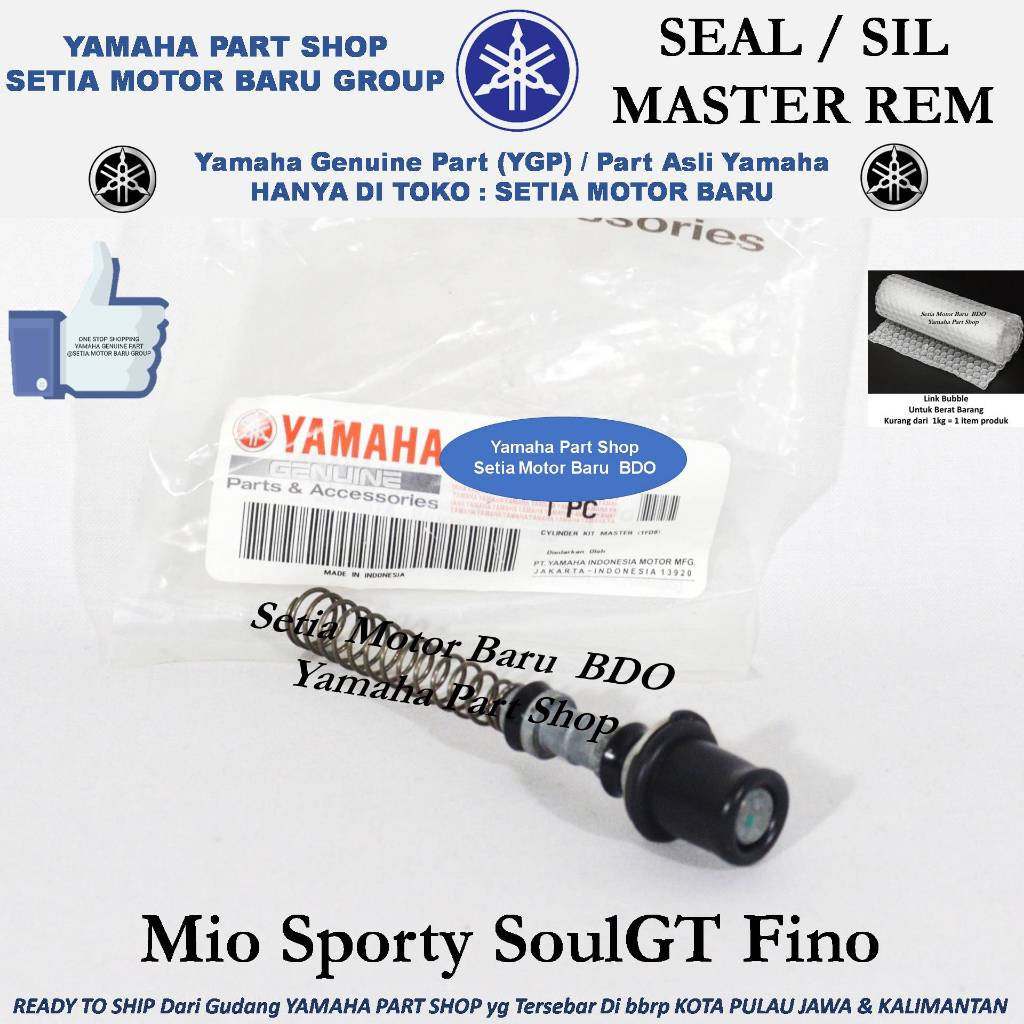 Seal Sil Master Rem Depan Motor Mio Soul Sporty Fino Ori Asli Yamaha Bandung
