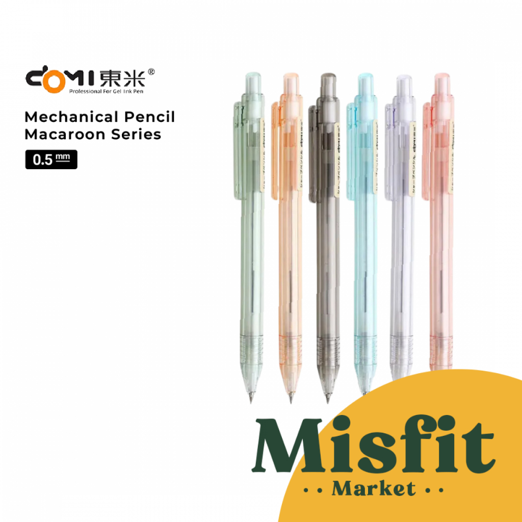 

Domi DM-709 Mechanical Pencil 0.5 mm Pensil Mekanik Warna Warni